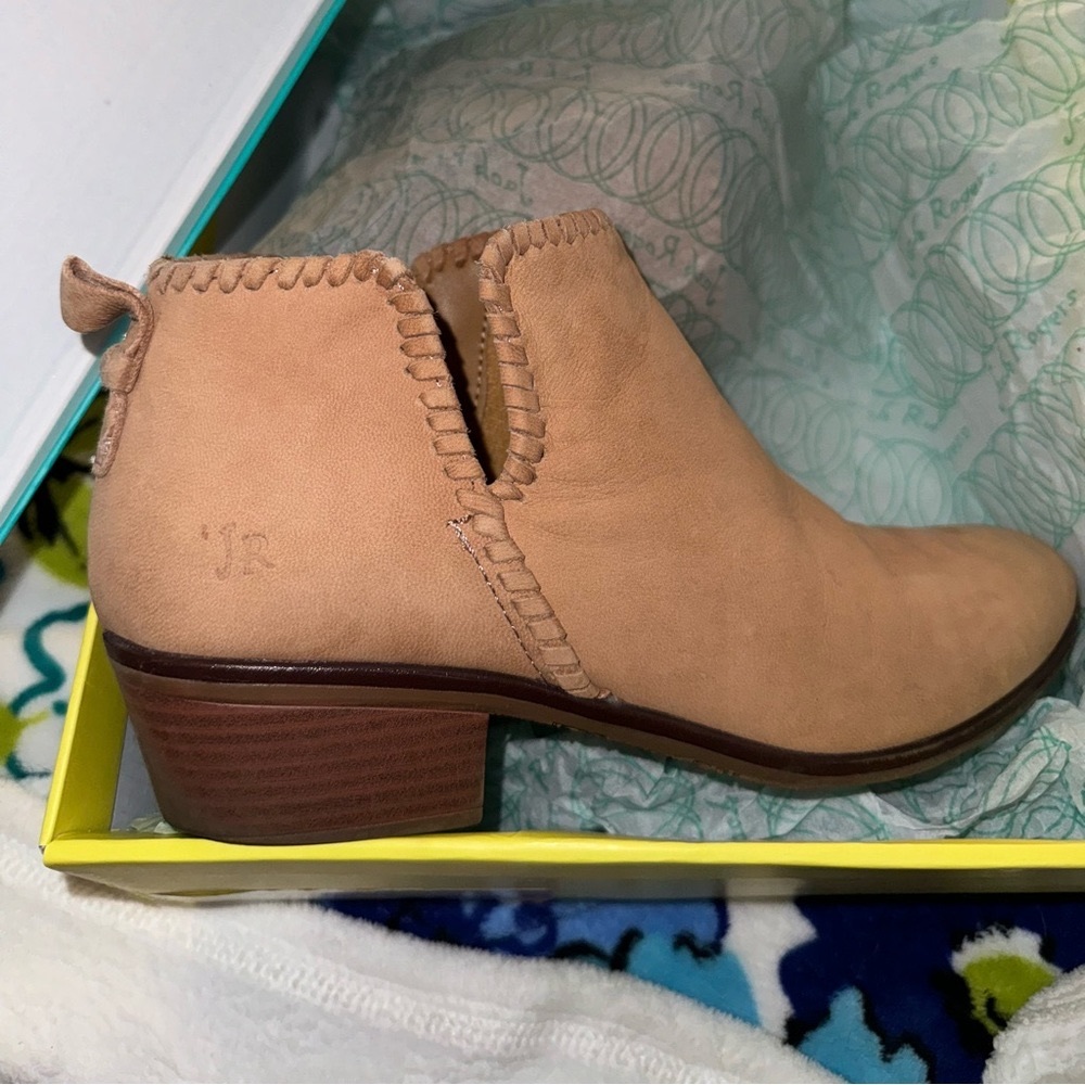 Jack Rodgers Booties Layla Nubuck size 8